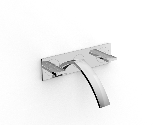 Traditional buitl-in washbasin tap